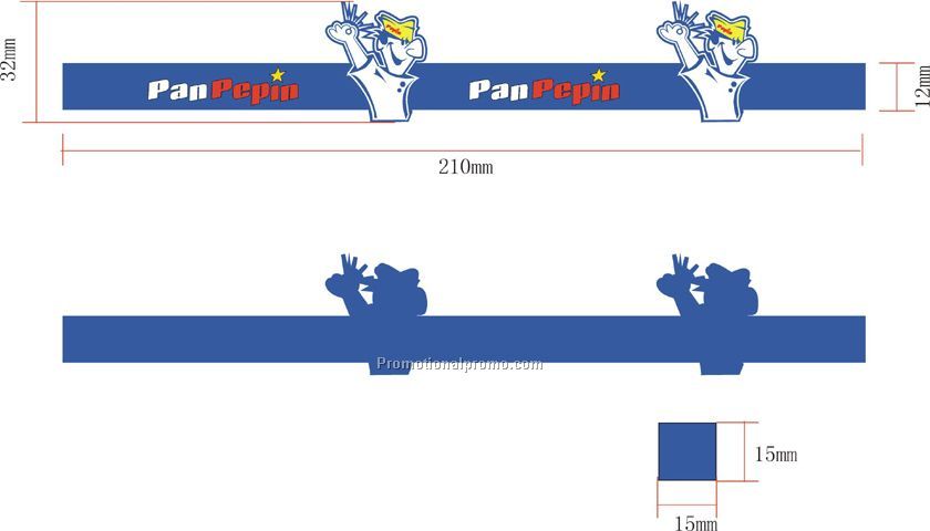 Custom Shape Wristbands