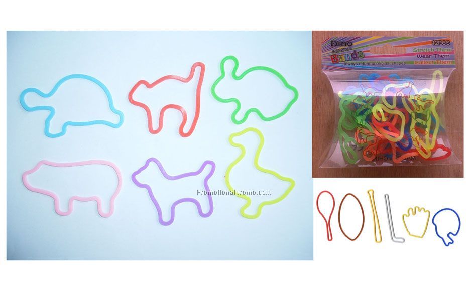 Silly bandz, Shape rubber band, Dino ban