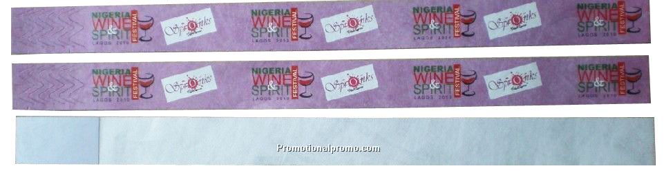 Promotional Tyvek Wristband