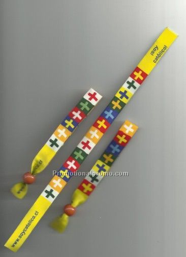 Customized polyester wristband