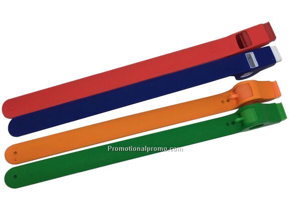 Swoosh Wristband with Whistle
