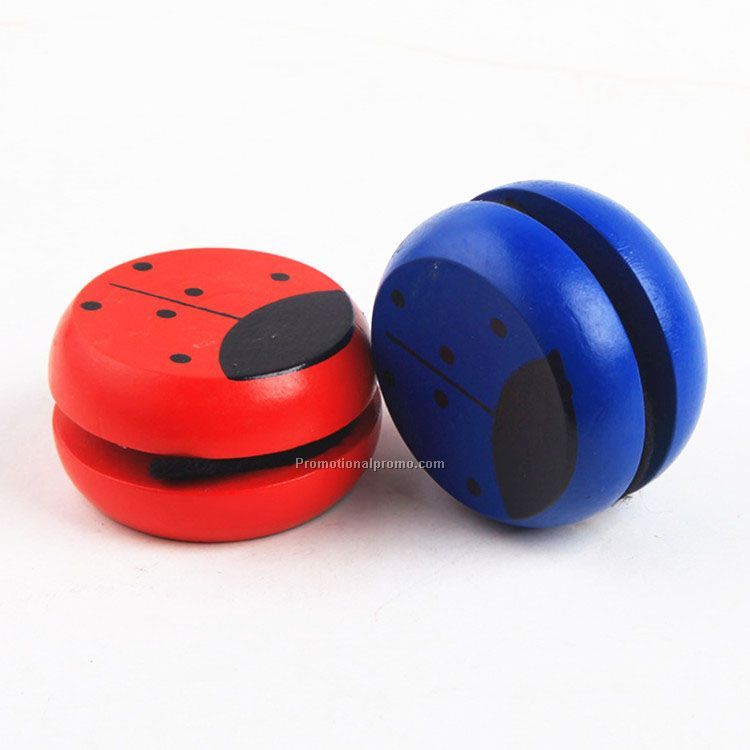 5.2CM wooden yoyo ball custom logo product pantone colro