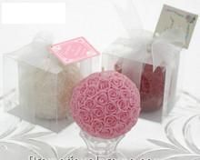 Fashionable Rose Flower Ball Candle