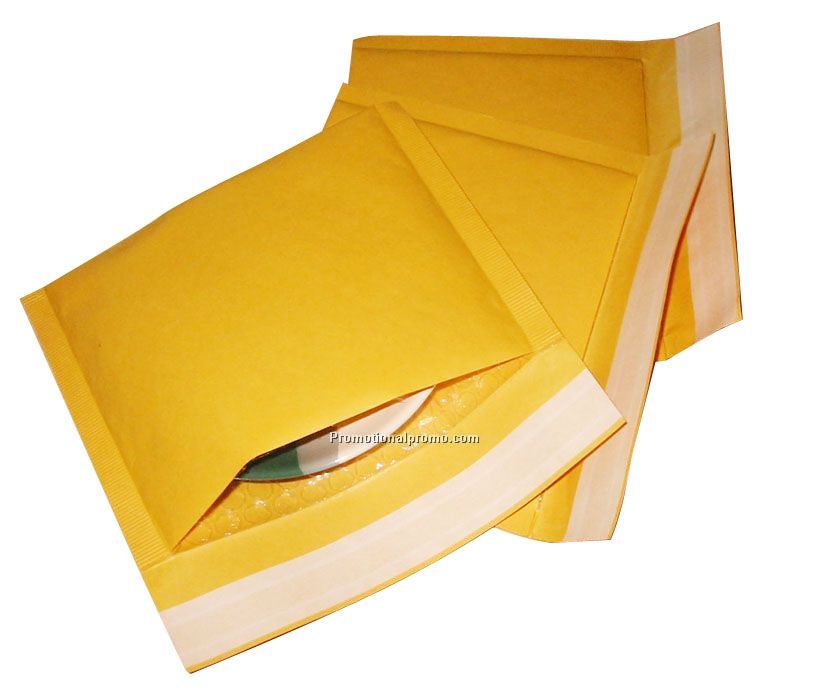 Kraft paper bubble mailer
