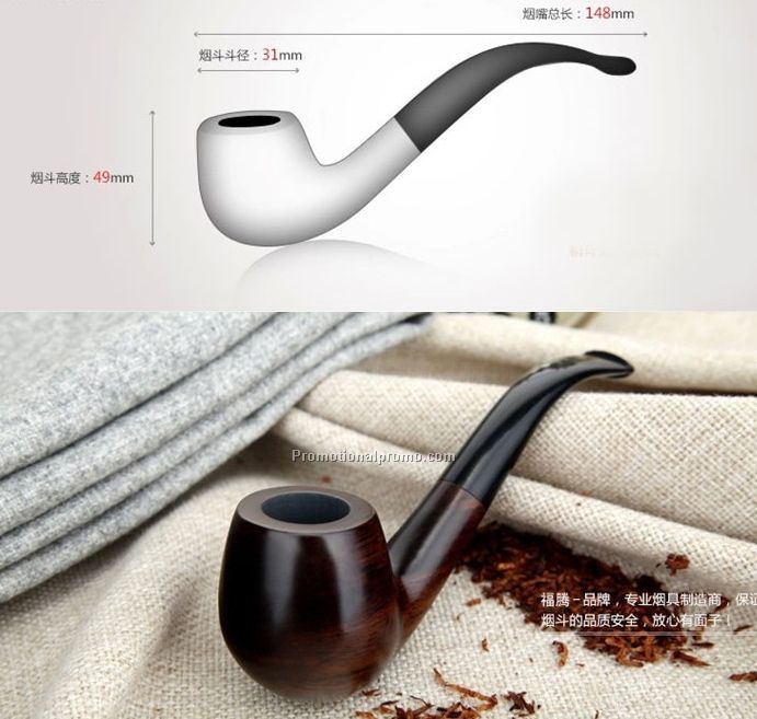 Wholesale 9mm filter cartridge Wooden Smoking Tobacco Pipe, Smoking Pipe Holder