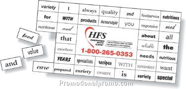 .020 Magnetic Word Set / 41 Pieces