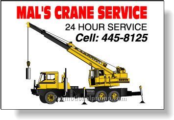 .035 White Gloss Magnetic Vehicle Signs