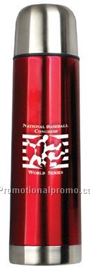 1/2 L Steel City Vacuum Insul. Hot Bev Carrier-Red