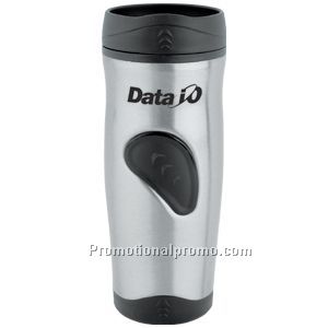 16 oz. Stainless Thumbprint Tumbler