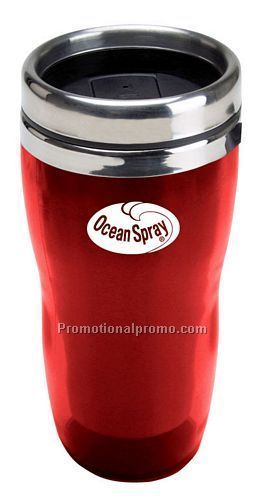 16oz Insulated Tumbler SS/Interior w/lid Red