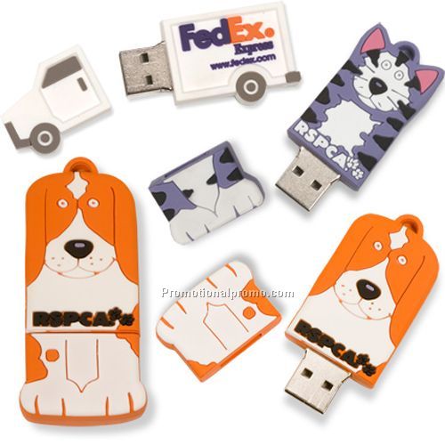 2-D USB Flexi-Drive 2.0 - 2gb