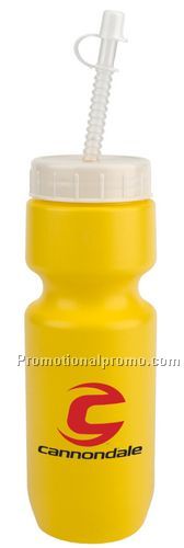 22 oz. Opaque Bike BottleStraw/Tip Lid