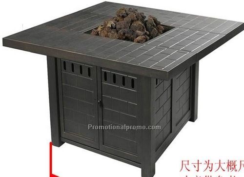 36'' Square Table Gas Fire Pit