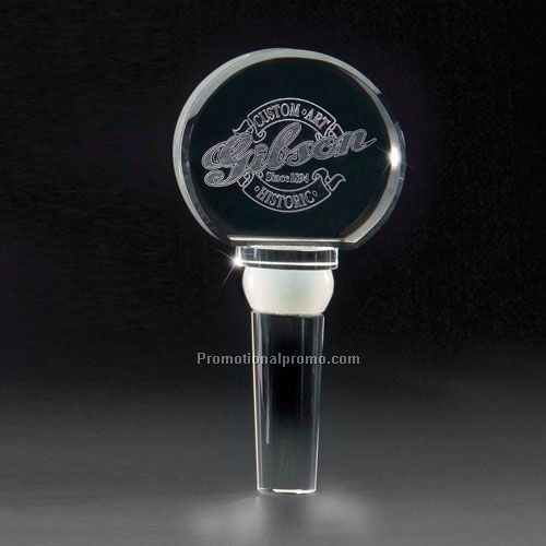 3D Crystal Circle Bottle Stopper