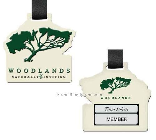 3D PVC ROUND BAG TAG