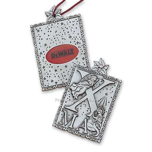 3D Solid Pewter Ornament