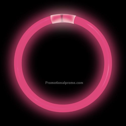 8" Glow Bracelet - Pink