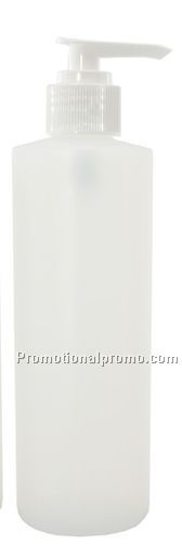 8oz Frosted Cylinder Pump Bottle