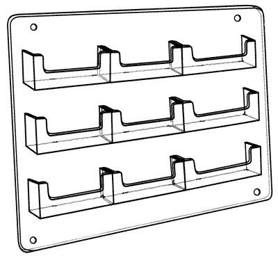 9 Pocket Business Card Holder