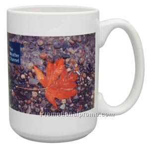 Atlas with Full Color Sublimation - 15 oz. White