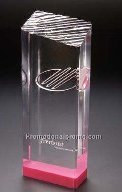 Award w/ Ripple Top & Colored Bottom