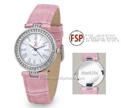 Awareness Rhinestone Watch