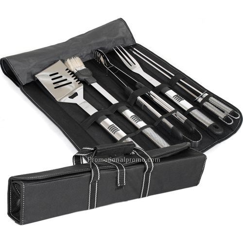 BBQ Stainless Steel Carry Set