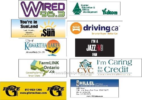 BUMPER STICKERS - WHITE VINYL 3