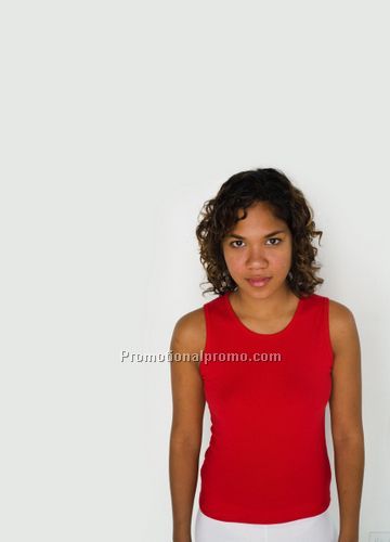 Baby Rib Sleeveless Crew Neck