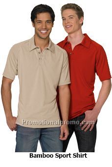 Bamboo Striped Sleeve Sportshirt