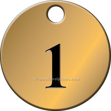 Brass Number Tags, 1 1/4