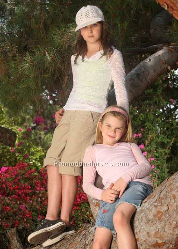 Burnout Raw Edge L/S Pullover Hoodie