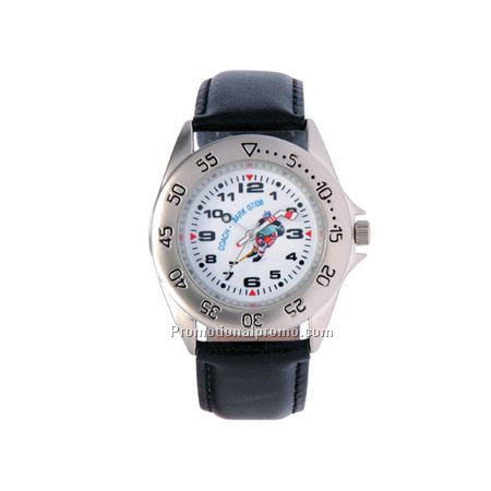 COLOSSAL Lady's - White Dial/Black Velcro Strap