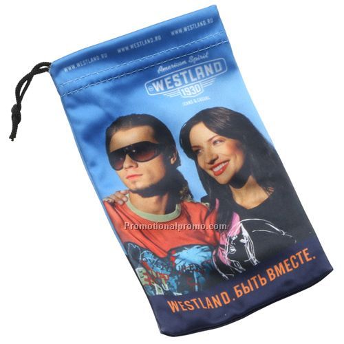 CUSTOM FULL COLOR MICROFIBER GADGET BAG LARGE