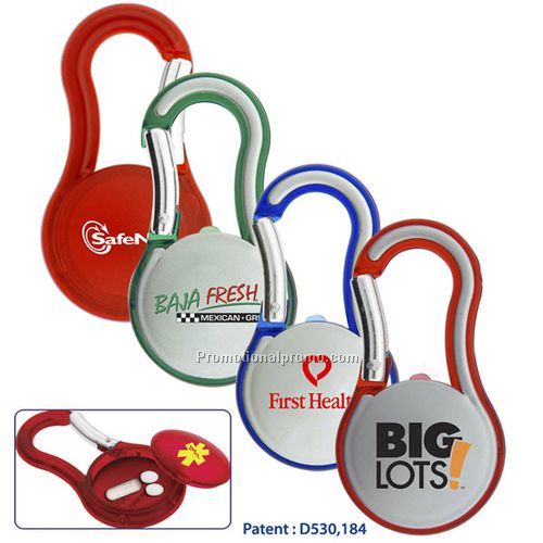 Carabiner Pill Box