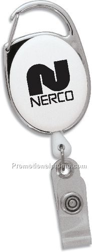 Carabiner Style Retractable Badge Reel