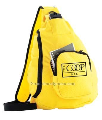 Classic Sling Bag -Yellow/Printed