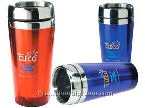 Colorful stainless steel tumbler - 16 oz