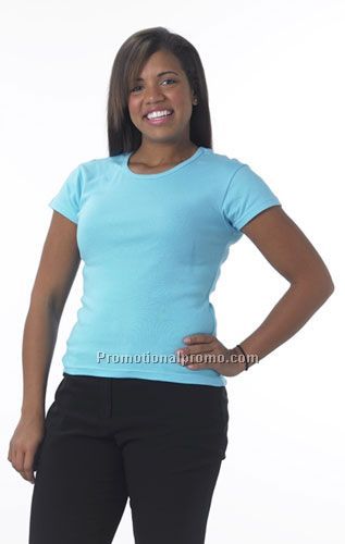 Crew Neck Cap Sleeve