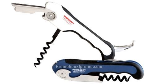 Curved 3-IN-1 Corkscrew - Blue/White