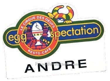Custom Molded Badge - Up to 6 sq. in.