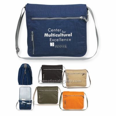 EXPANDABLE CONVENTION MESSENGER BAG