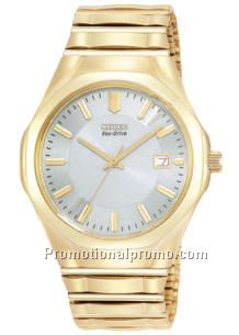 EXPANSION BAND - Men's Eco-Drive Expansion Bracelet White Dial - Gold Tone