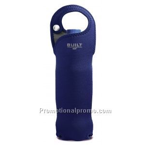 Eco-Thermal Double Wall Glass Bottle with Blue Neoprene Protective Case