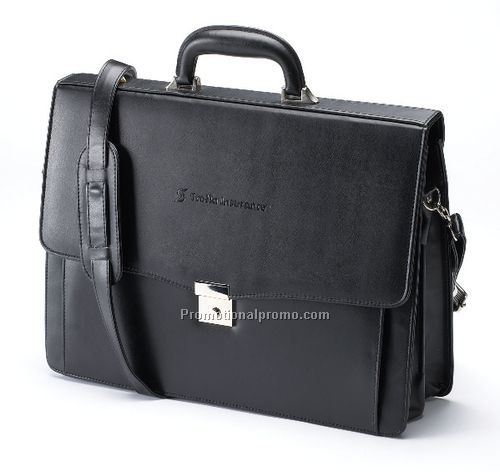 Elegant Soft Sided Vinyl Briefcase