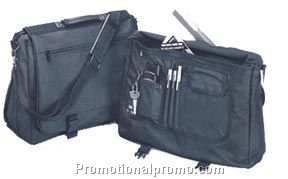 Expandable Flapover Ballistic Portfolio Briefcase