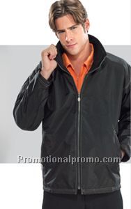 FLEECE LINED NYLON OXFORD JACKET