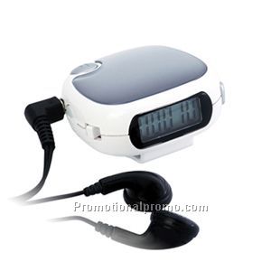 FM SCAN RADIO WITH PEDOMETER