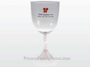 Flashing lights acrylic stem glass - 8 oz