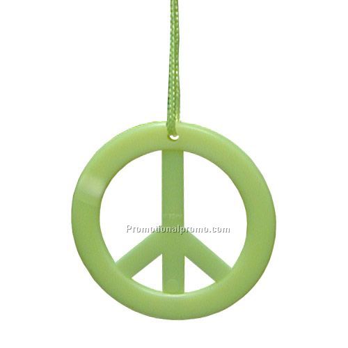 Fluo Peace Sign Necklace